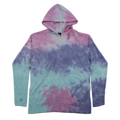 Adult Tie-dye Long Sleeve Hooded T-shirt #501