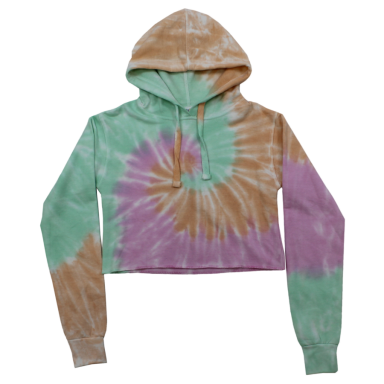 Junior Tie-Dye Croptop Hoodie #502