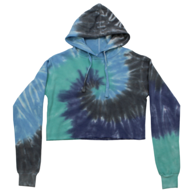 Junior Tie-Dye Croptop Hoodie #504