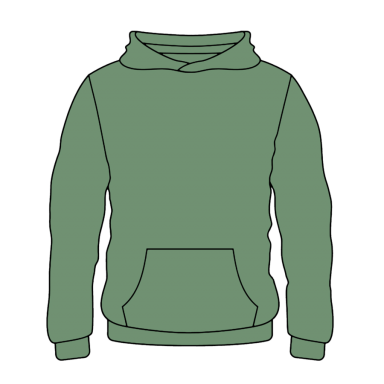 Youth Hoodie Green Tea