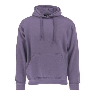 Adult Solid Hoodie Heather Purple H-100