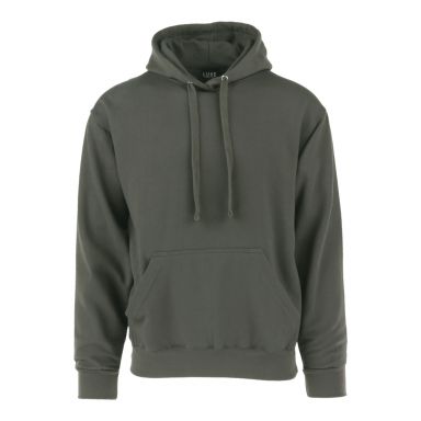 Adult Solid Hoodie Pepper H-100