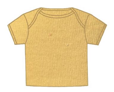 Toddler Solid T-Shirts Mustard T-300