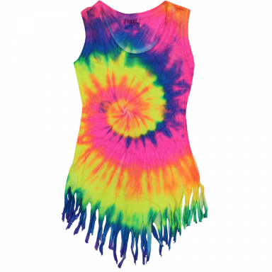 Youth Fringe Dress Neon Burst (3000Y)