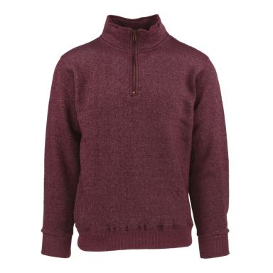 Adult Nantucket Quarter Zipper Maroon NQZ-100