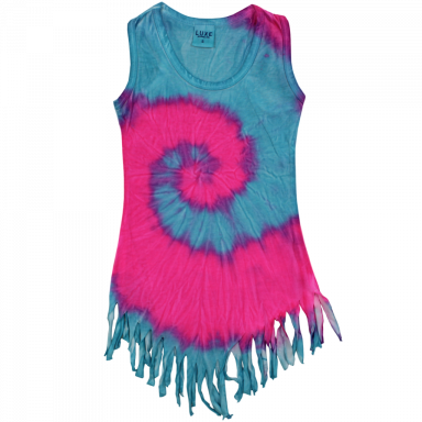 Youth Fringe Dress Pink Sea (3000Y)