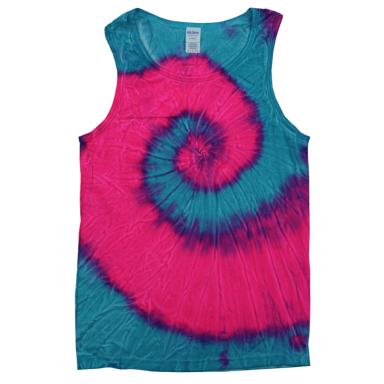 Tie-Dye Tank Top Pink Sea - TD-TT