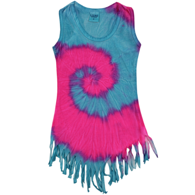 Adult Fringe Dress Pink Sea (3000A)