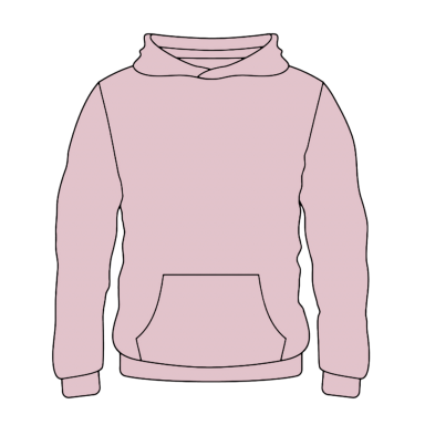 Youth Hoodie Smoke Pink