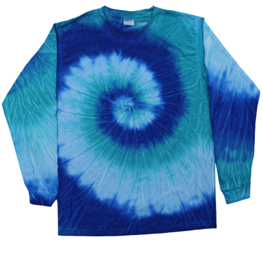 Youth Long Sleeve Tie-Dye T-shirt Surf´s Up (YTD-LS)