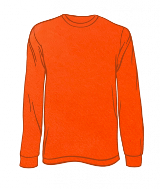 Adult Dry Fit Neon Orange