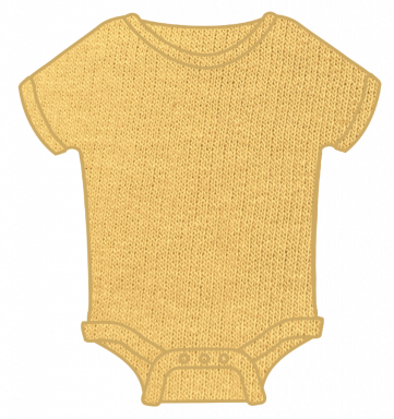 Solid Onesies Mustard One-z