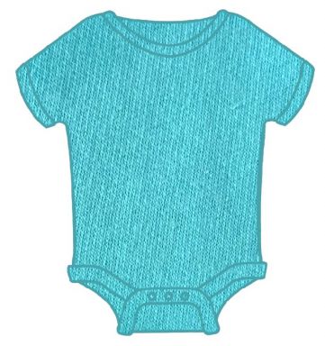 Solid Onesies Lagoon Blue One-z