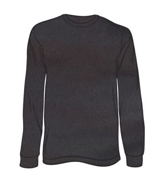 Adult Solid Long Sleeve Pepper LS-100