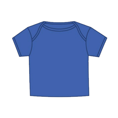 Solid Infant T-shirt Mystic Blue (T-400)