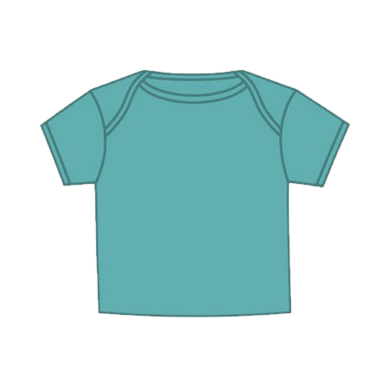 Solid Infant T-shirt Seafoam (T-400)