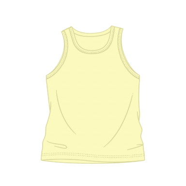 Youth Solid Tank Top Banana (TT-200)