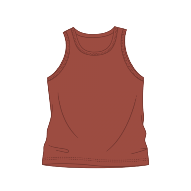 Youth Solid Tank Top Cumin (TT-200)