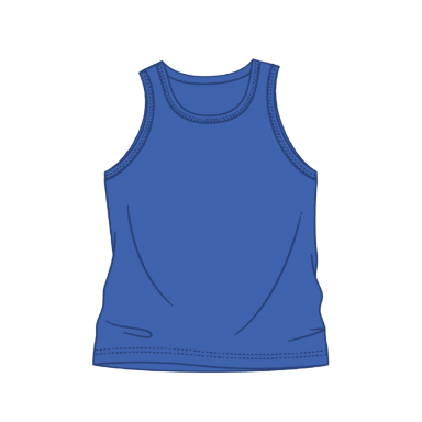 Youth Solid Tank Top Mystic Blue (TT-200)