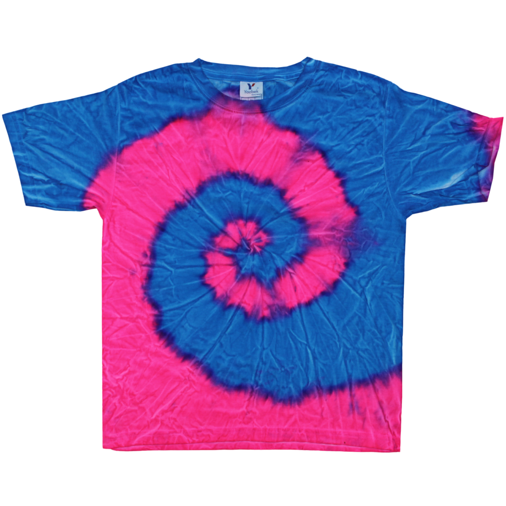 Toddler Tie-Dye T-shirt Blue Bubblegum (TD-300)