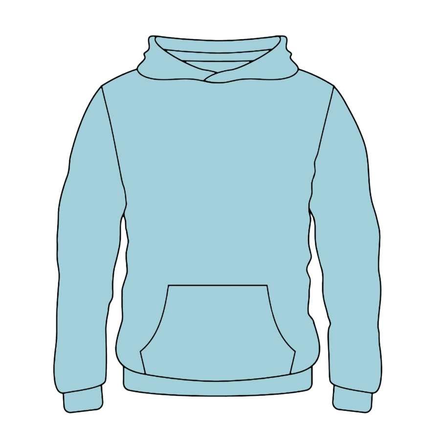 Youth Hoodie Blue Mint