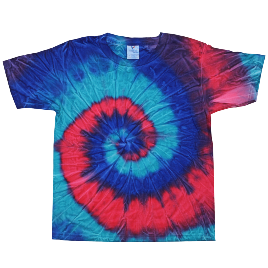 Youth Tie-Dye T-shirt Coral Sea (TD-200)