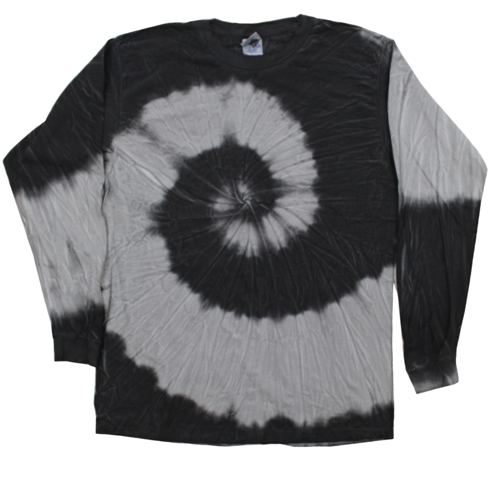 Youth Long Sleeve Tie-Dye T-shirt Dark Knight (YTD-LS)
