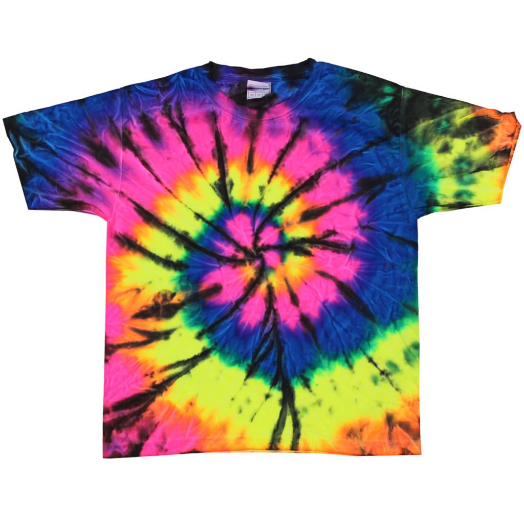 Youth Tie-Dye T-shirt Neon Burst Twist (TD-200)