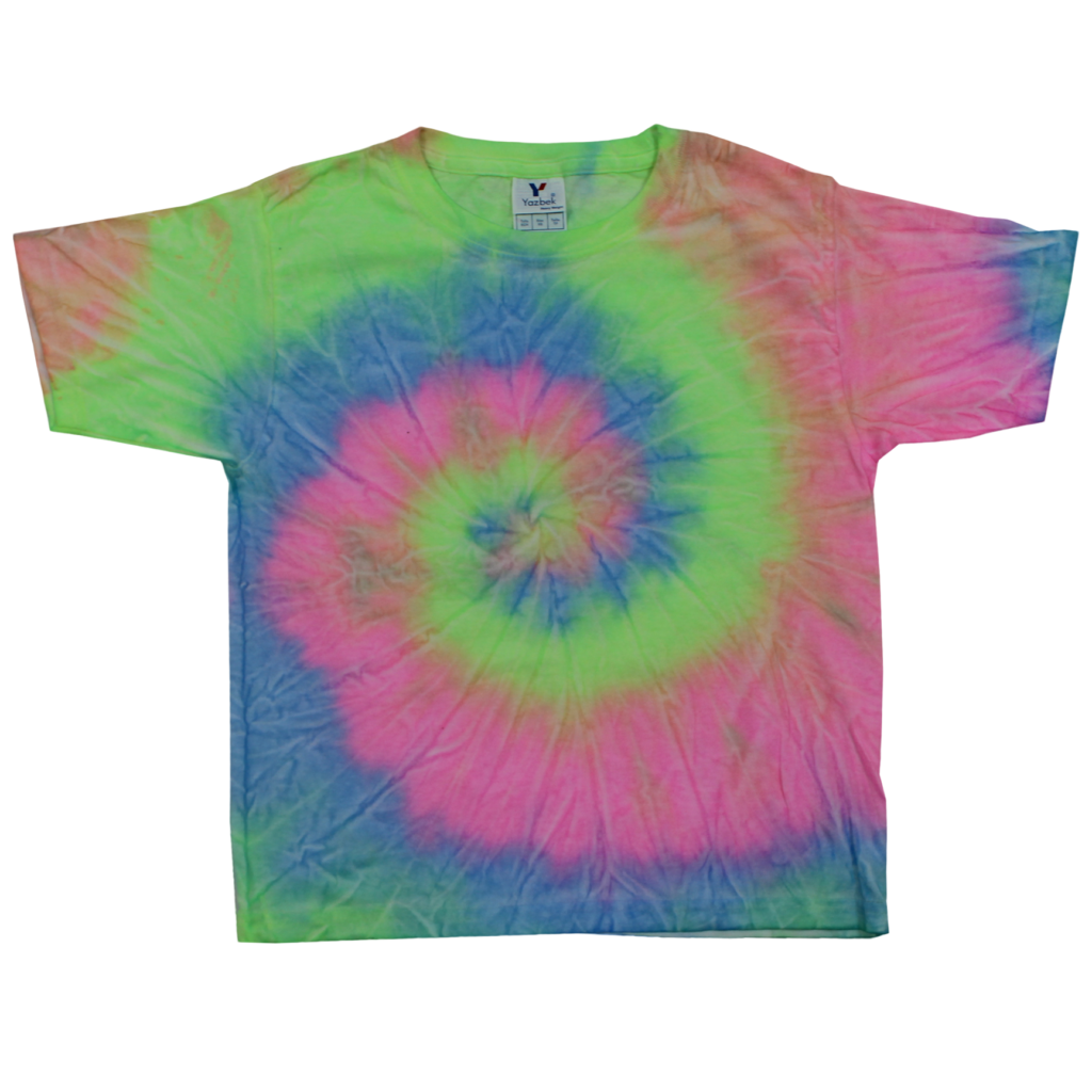 Youth Tie-Dye T-shirt Pastel PGB (TD-200)