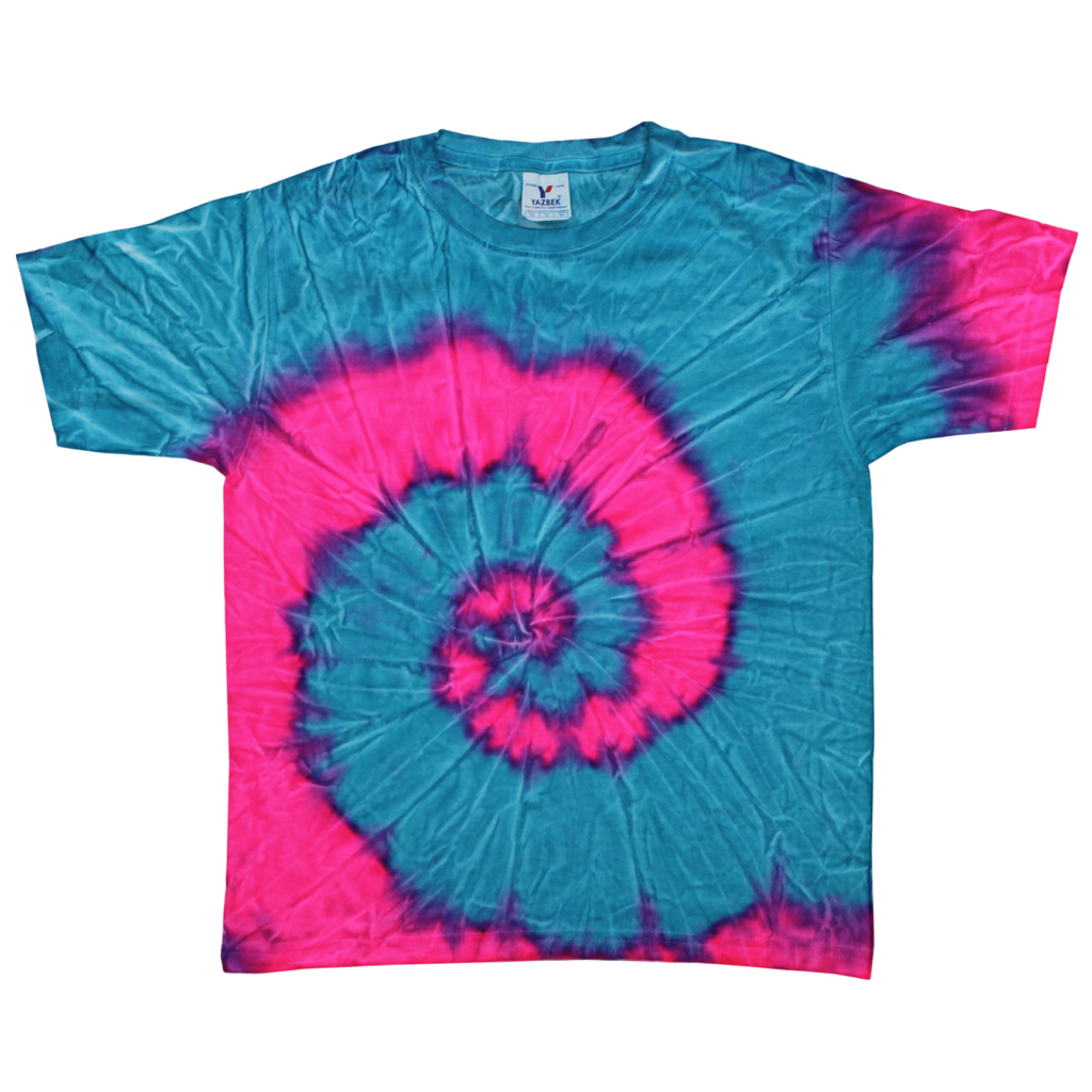 Youth Tie-Dye T-shirt Pink Sea (TD-200)