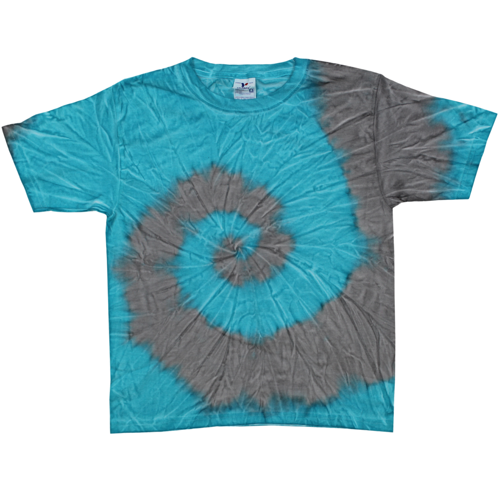Youth Tie-Dye T-shirt Sea Grey (TD-200)