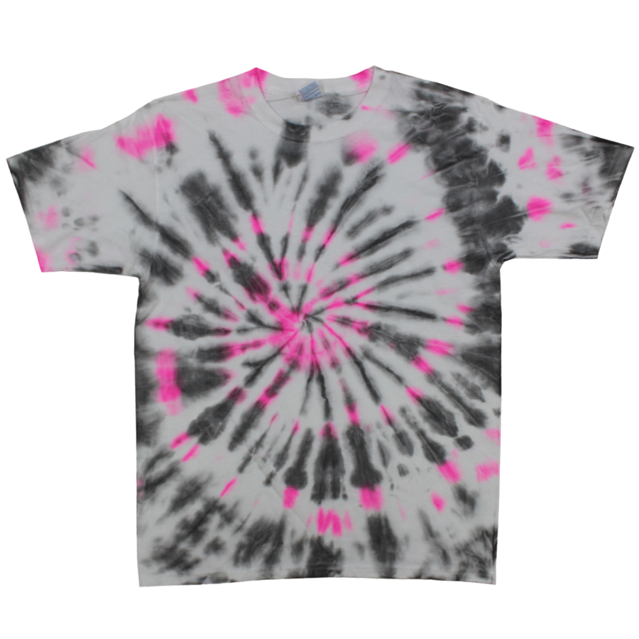 Adult Tie-Dye T-shirt Shadow Spider Pink (TD-100)
