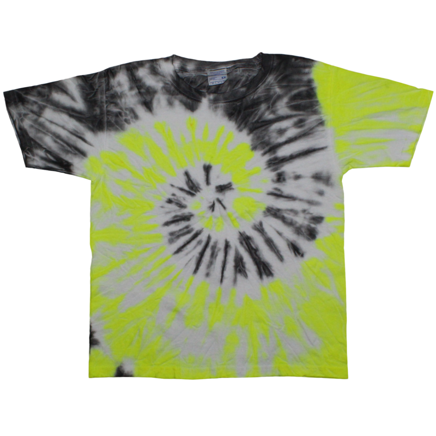 Adult Tie-Dye T-shirt Shadow Spider Yellow (TD-100)