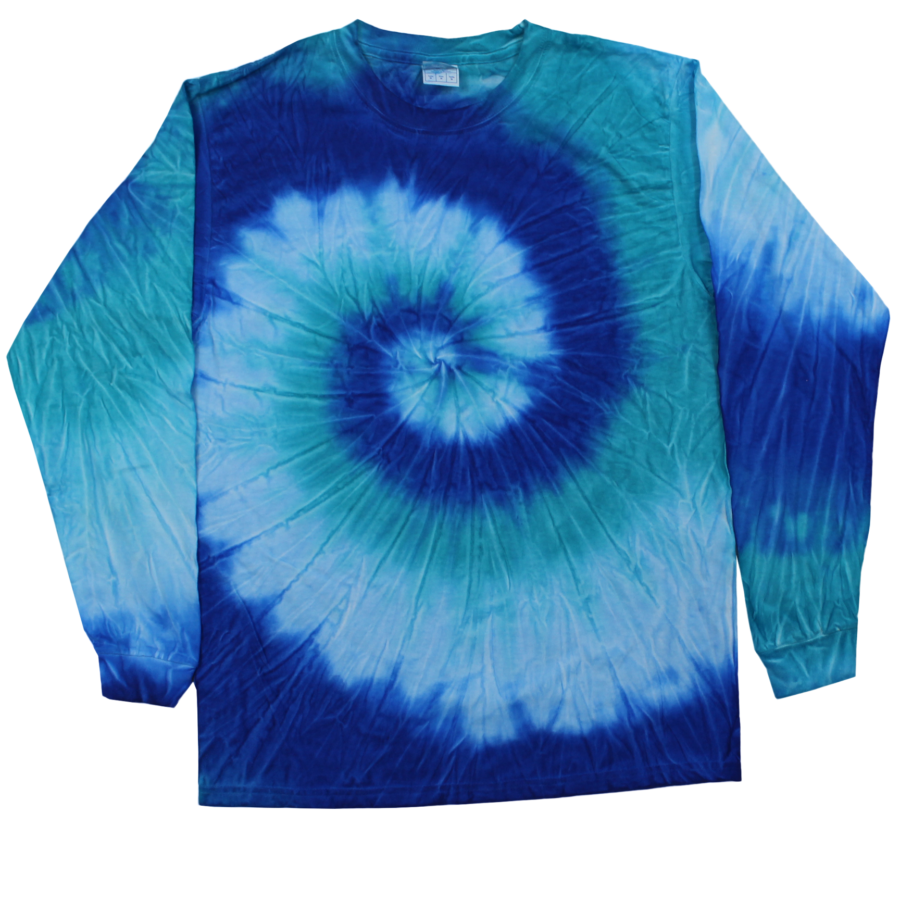 Adult Long Sleeve Tie-Dye T-shirt Surf´s Up (TD-LS)