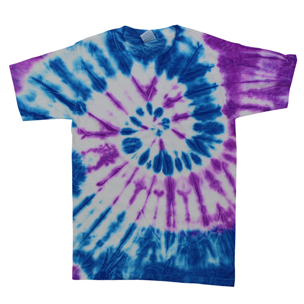 Youth Tie-Dye T-shirt Turq Shadow Violet (TD-200)