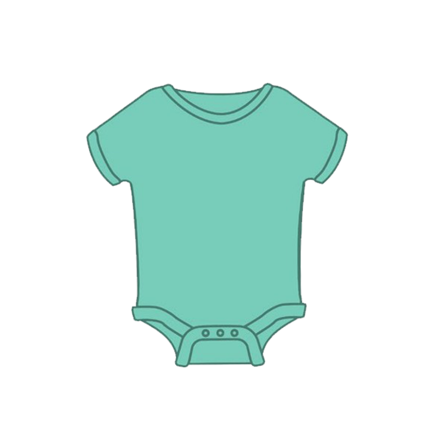 Solid Onesie Chalky Mint (One-z)