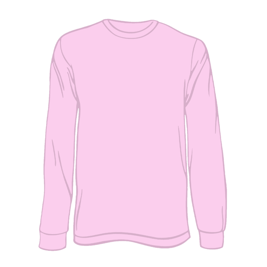 Adult Solid Long Sleeve Blossom (LS-100)