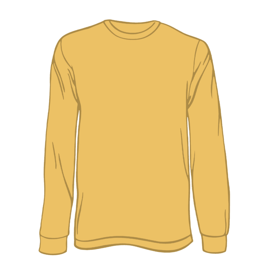 Youth Solid Long Sleeve Citrus (LS-200)