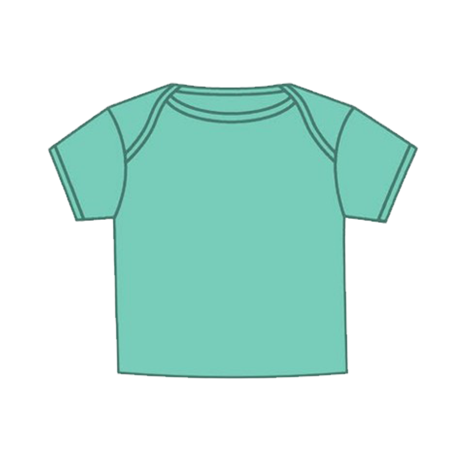 Solid Infant T-shirt Chanlky Mint (T-400)