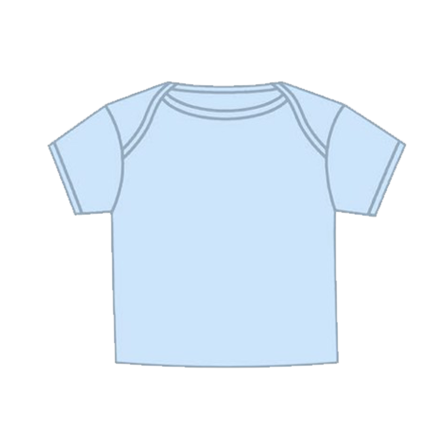 Solid Infant T-shirt Chambray (T-400)