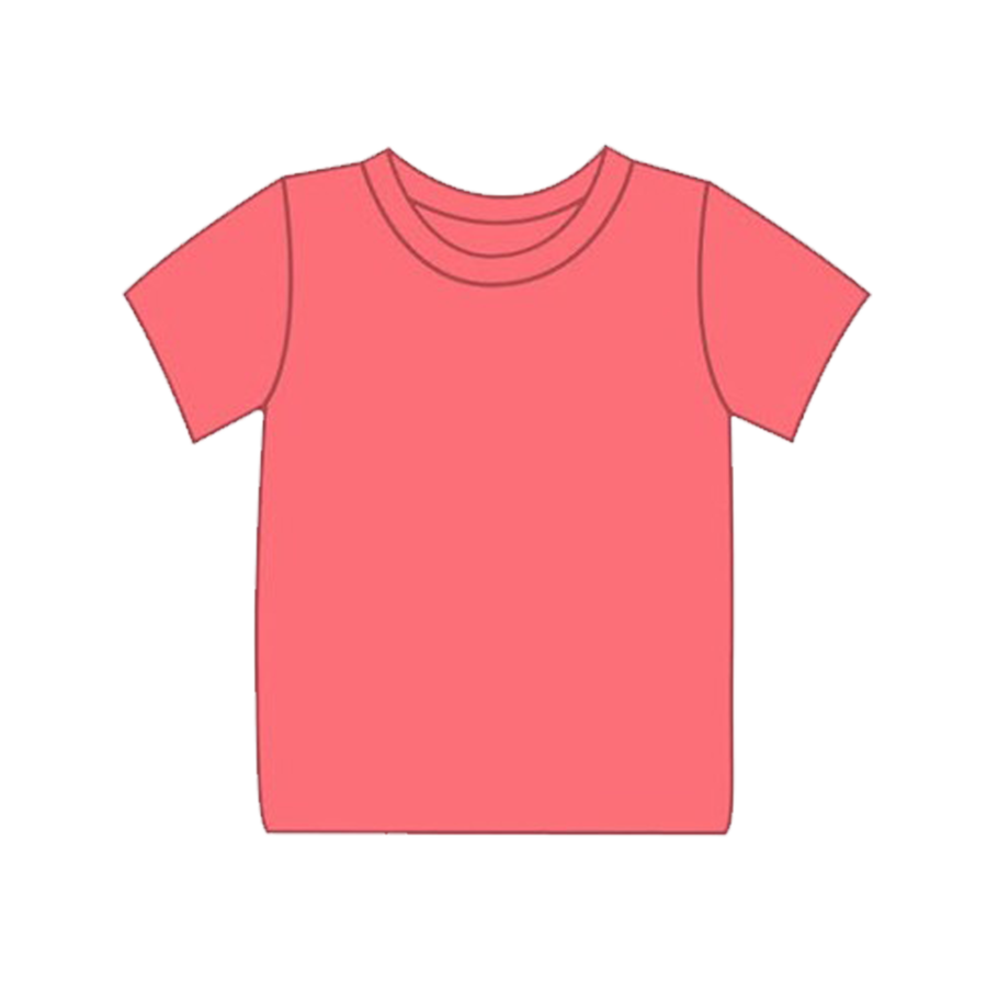Solid Toddler T-shirt Coral Silk (T-300)