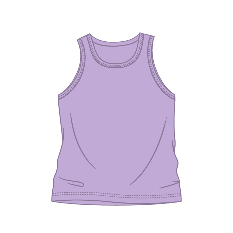 Youth Solid Tank Top Lilac (TT-200)