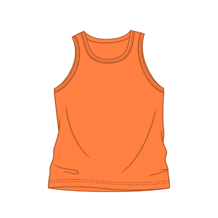 Youth Solid Tank Top Melon (TT-200)