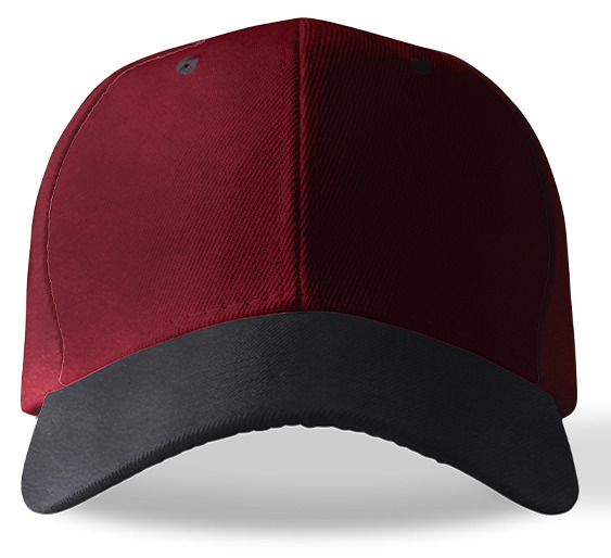 Two Tone Caps Burgandy and Navy 1201