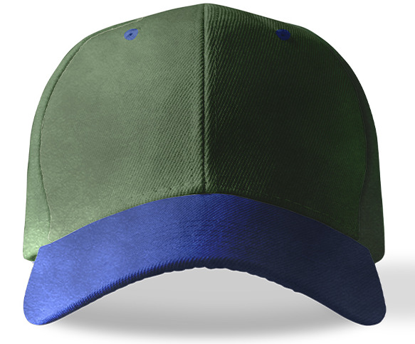 Two Tone Caps Olive and Navy 1201