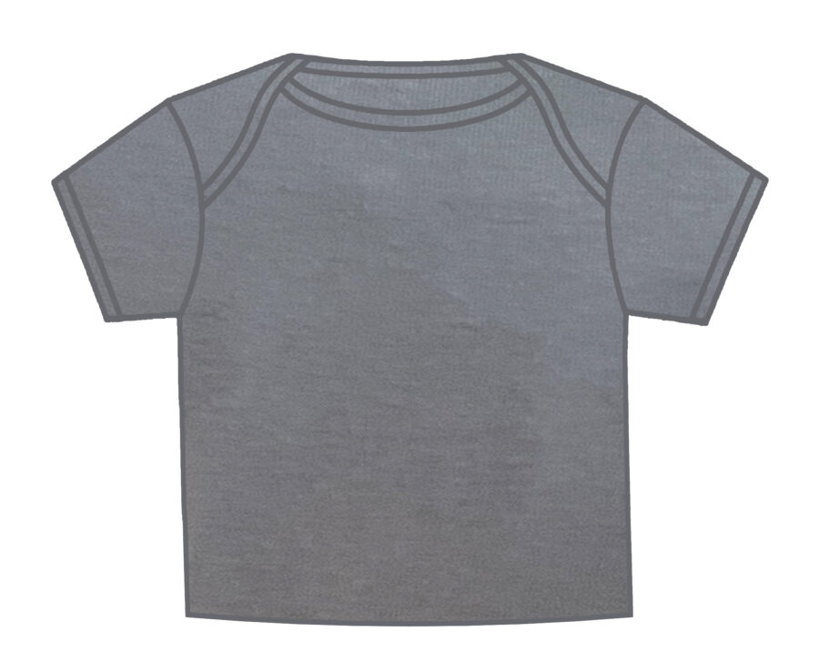 Toddler Solid T-Shirts Gravel H-300