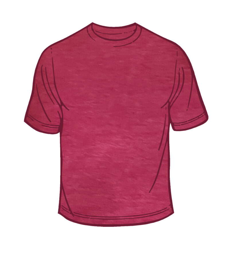 Adult Solid T-Shirts Heather Cardinal T-100
