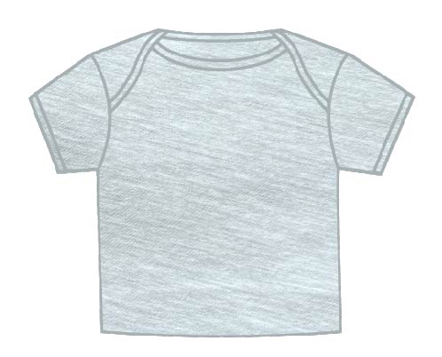 Toddler Solid T-Shirts Ash Grey T-300