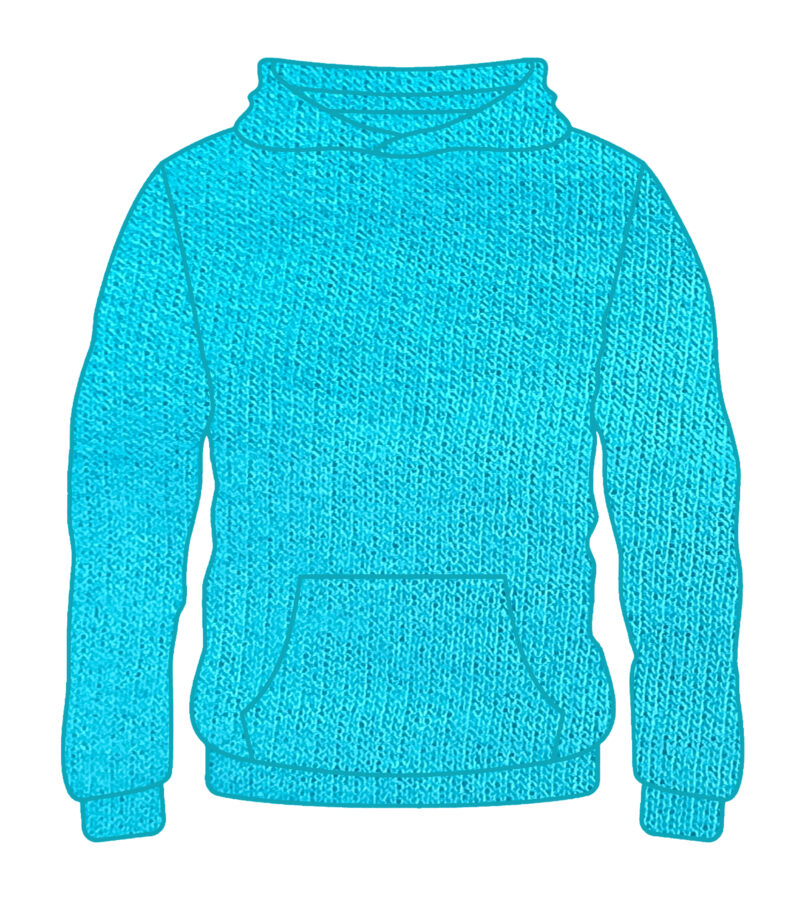 Youth Solid Hoodies Lagoon Blue H100
