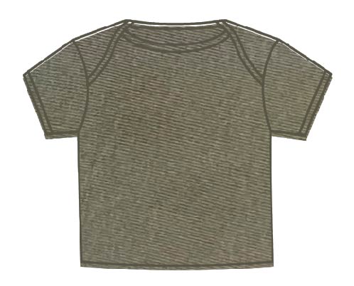 Toddler Solid T-Shirts Military Green T-300